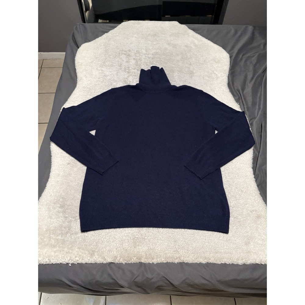 NWT Frank and Oak Women's Sweater Size Large Poly Wool Merino Blend Turtleneck